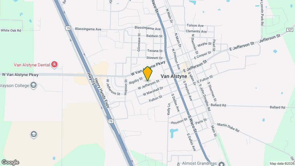 414 W Jefferson St Map and Location Details