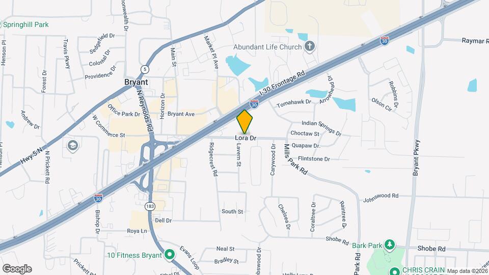 605 Lora Dr Map and Location Details