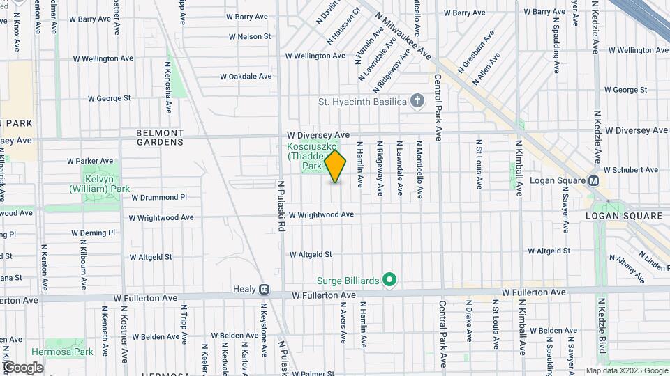 2636 N Avers Ave Mapa y Detalles de la Ubicación