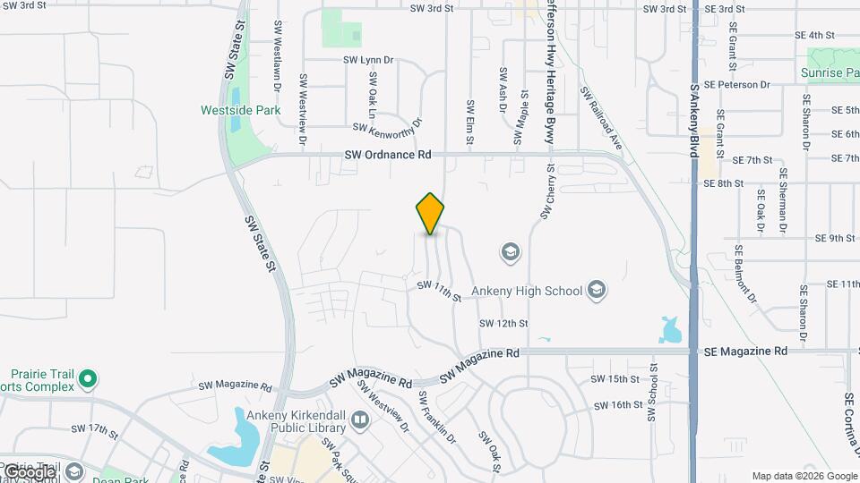926 SW Des Moines St Map and Location Details