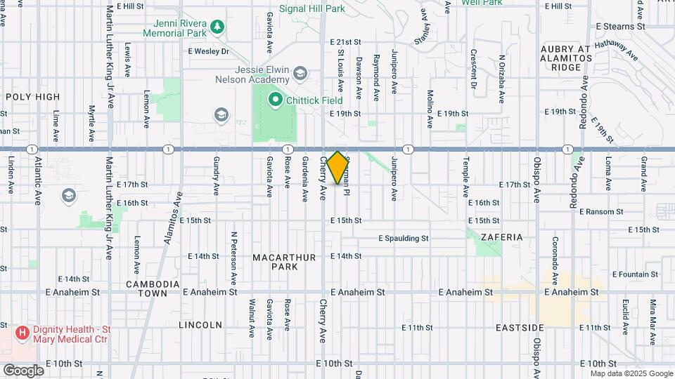 1623 Sherman Pl Map and Location Details