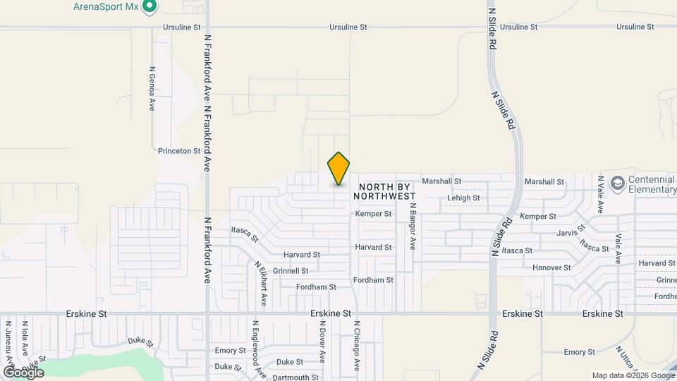 5512 Lehigh St Map and Location Details