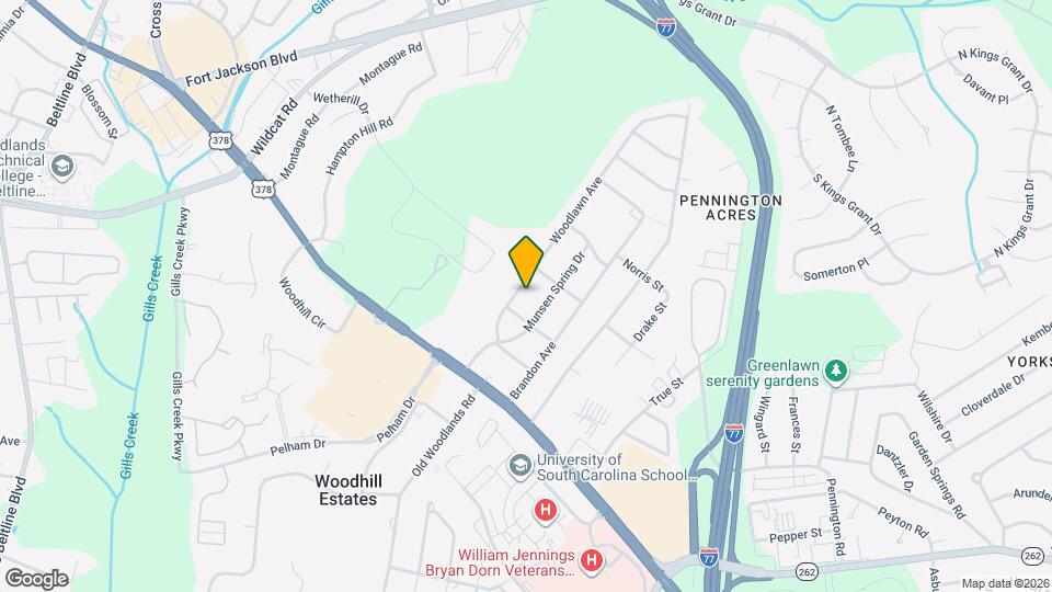 914 Woodlawn Ave Map and Location Details