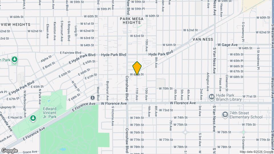 6726 11Th Avenue Apartments Map and Location Details