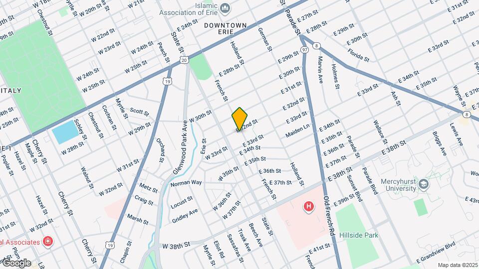 3206 French St, Unit 2 Map and Location Details