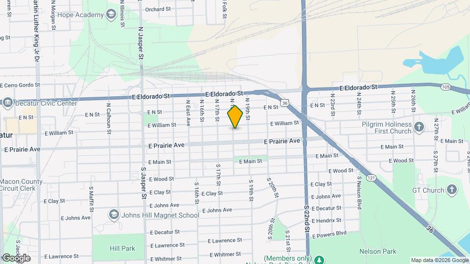 246 N 18th St Map and Location Details