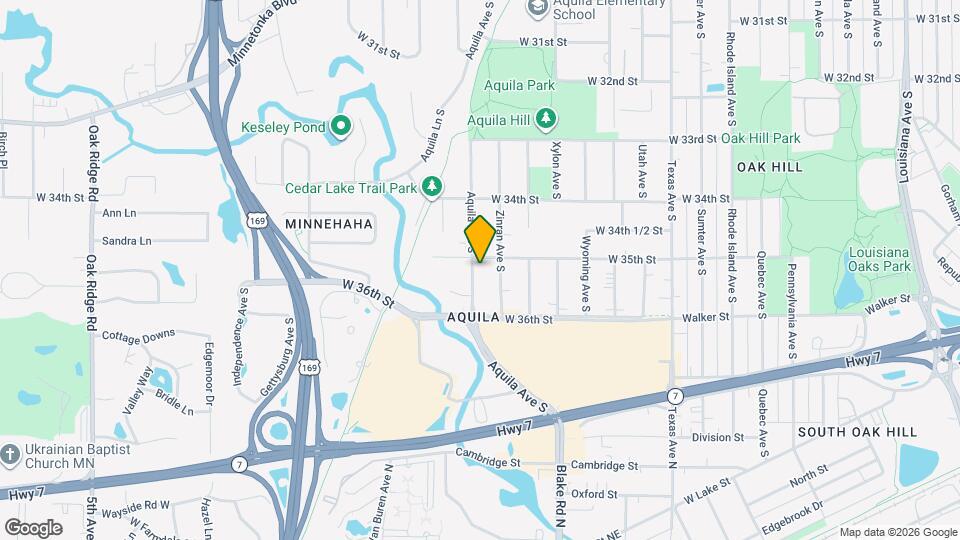 3509 Aquila Ave S Map and Location Details