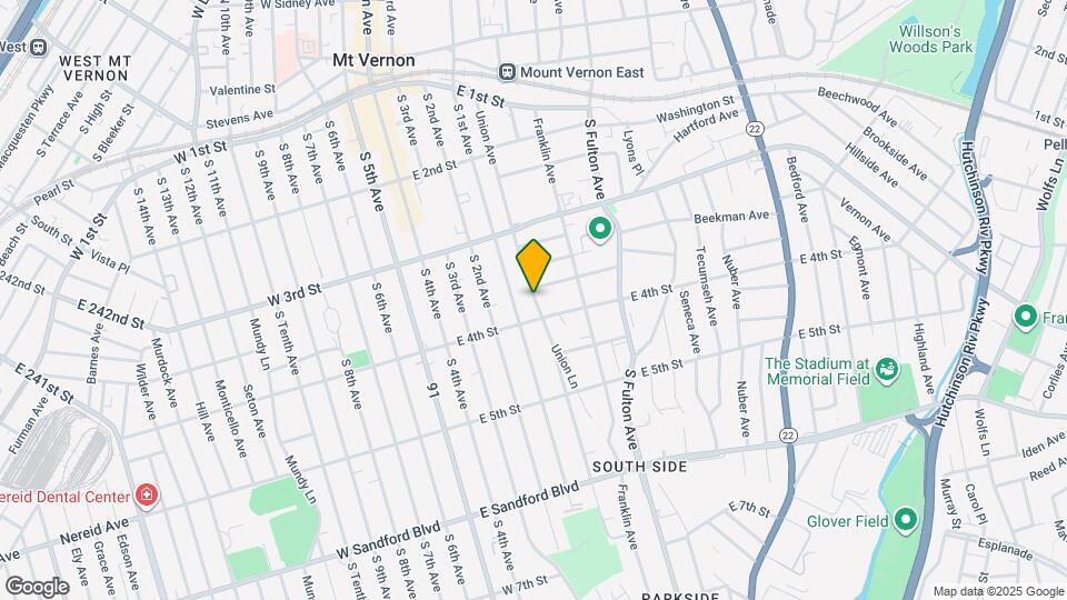 264 Union Ave Map and Location Details