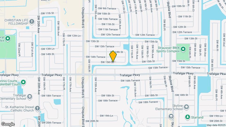 1222 SW 15th St Map and Location Details