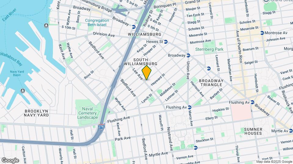 168 Rutledge St Map and Location Details