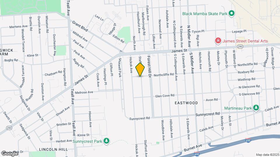 202 Stafford Ave Mapa y Detalles de la Ubicación