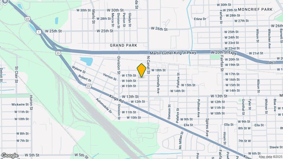2229 W 16th St Map and Location Details