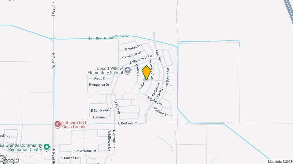 2136 N Santiana Pl Map and Location Details