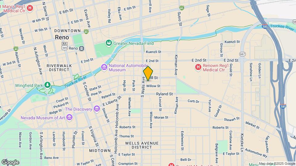 721 Willow St Mapa y Detalles de la Ubicación