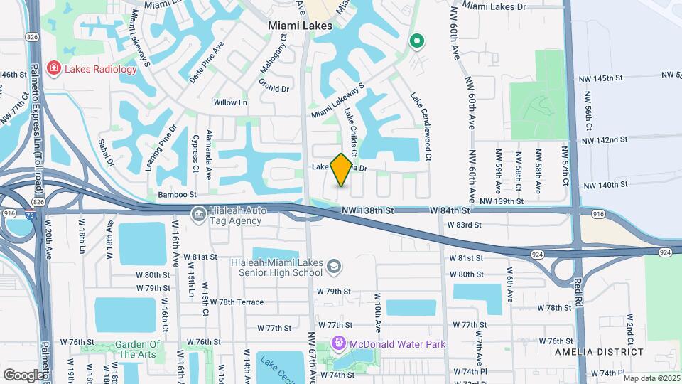13941 Lake Placid Ct Map and Location Details