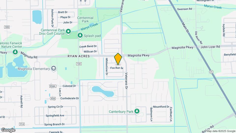 4509 Fox Run St Map and Location Details