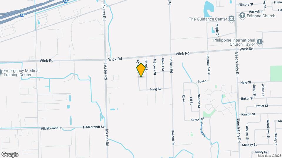 9433 Sylvia St Map and Location Details