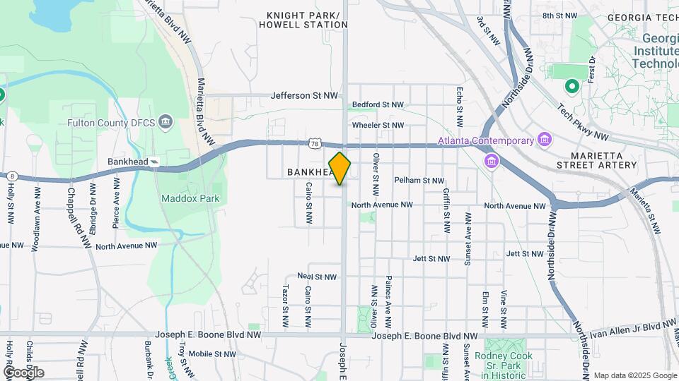 590 Joseph E Lowery Blvd Map and Location Details