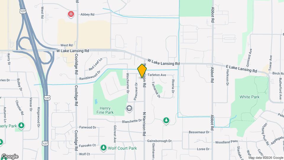 1985 N Harrison Rd Mapa y Detalles de la Ubicación