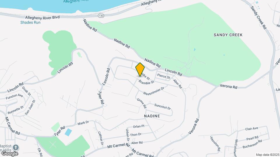 250 Bramble St Map and Location Details