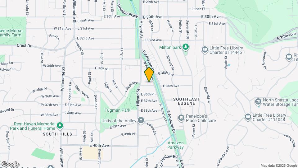 785 E 36th Ave Map and Location Details