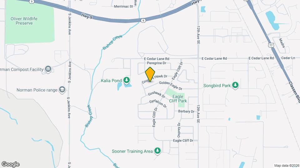 617 Golden Eagle Dr Map and Location Details