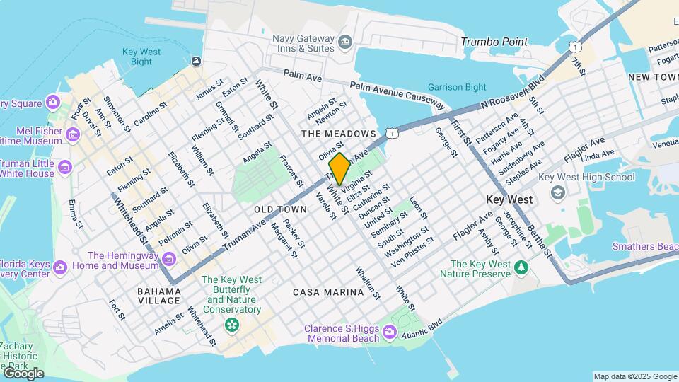 1205 Virginia St Map and Location Details