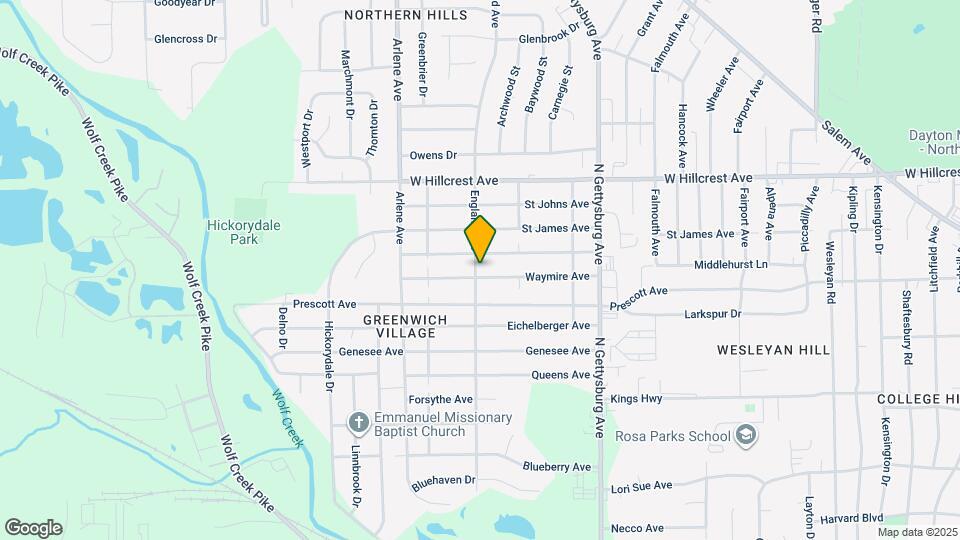 4541 Waymire Ave Map and Location Details