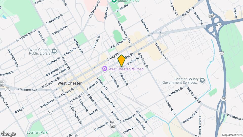414 E Miner St Mapa y Detalles de la Ubicación