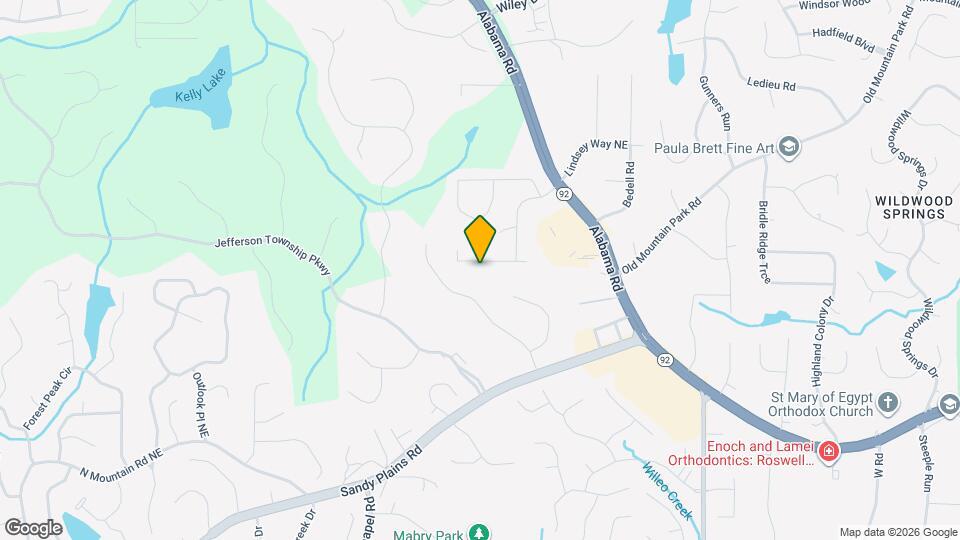 4186 Nashoba Dr NE Mapa y Detalles de la Ubicación