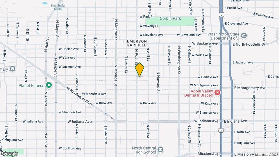 725-729 W Carlisle Ave Mapa y Detalles de la Ubicación