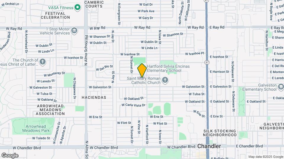 650 W Laredo St Map and Location Details