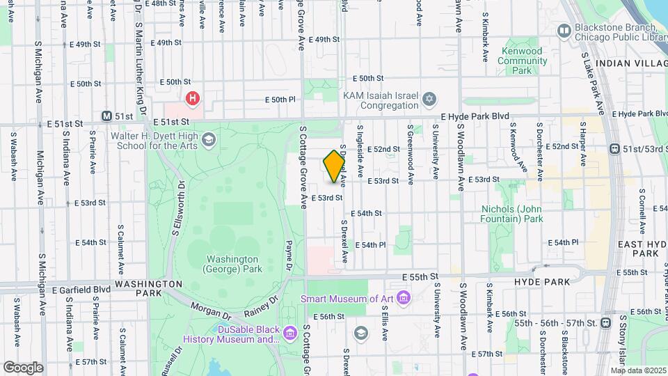 5240 S Drexel Ave Map and Location Details