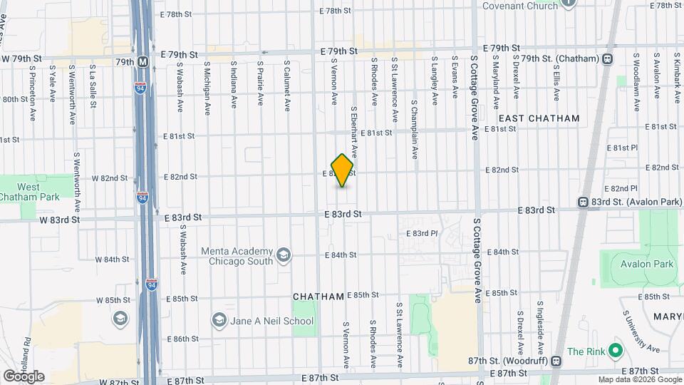 8229 S Vernon Ave Map and Location Details
