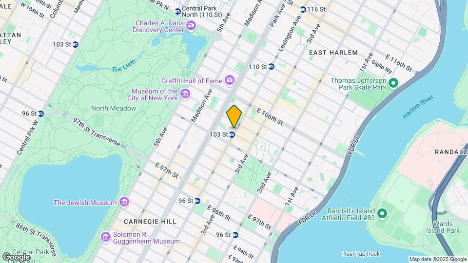 1634 Lexington Ave Mapa y Detalles de la Ubicación