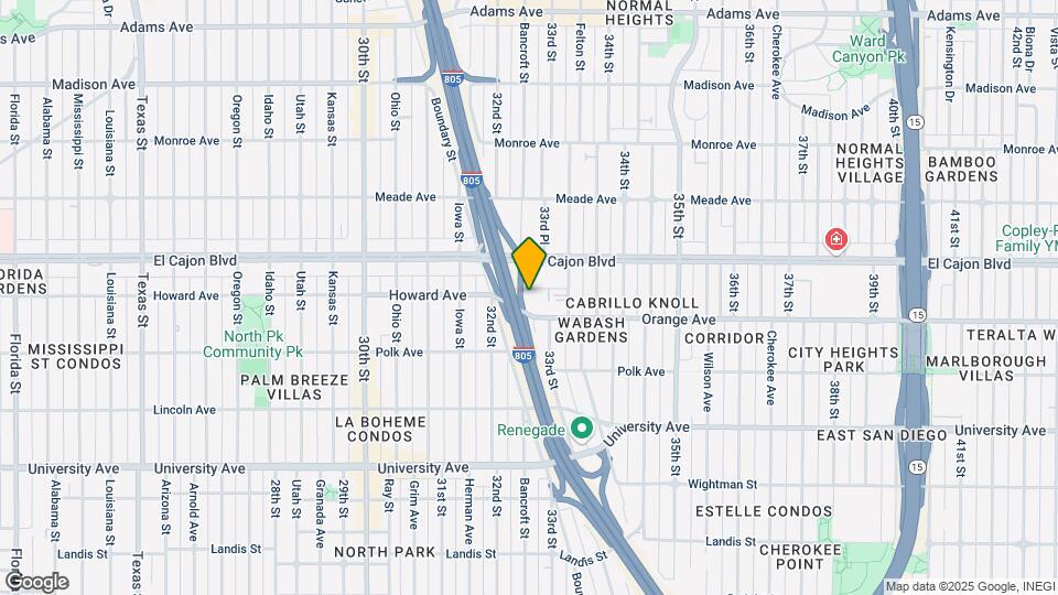 3245 Bramson Pl Map and Location Details