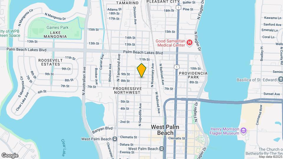 900 N Sapodilla Ave Map and Location Details