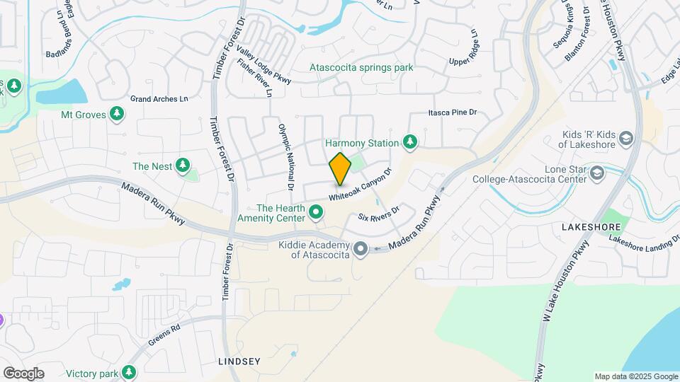 16503 Whiteoak Canyon Dr Map and Location Details