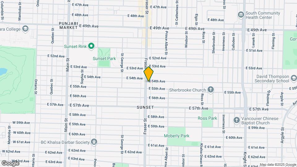 710 E 54th Ave Map and Location Details