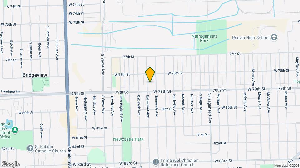 7829 Rutherford Ave Map and Location Details
