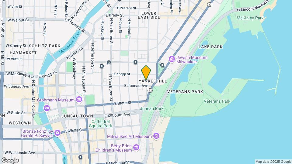 1028 E Juneau Ave, Unit 223 Map and Location Details