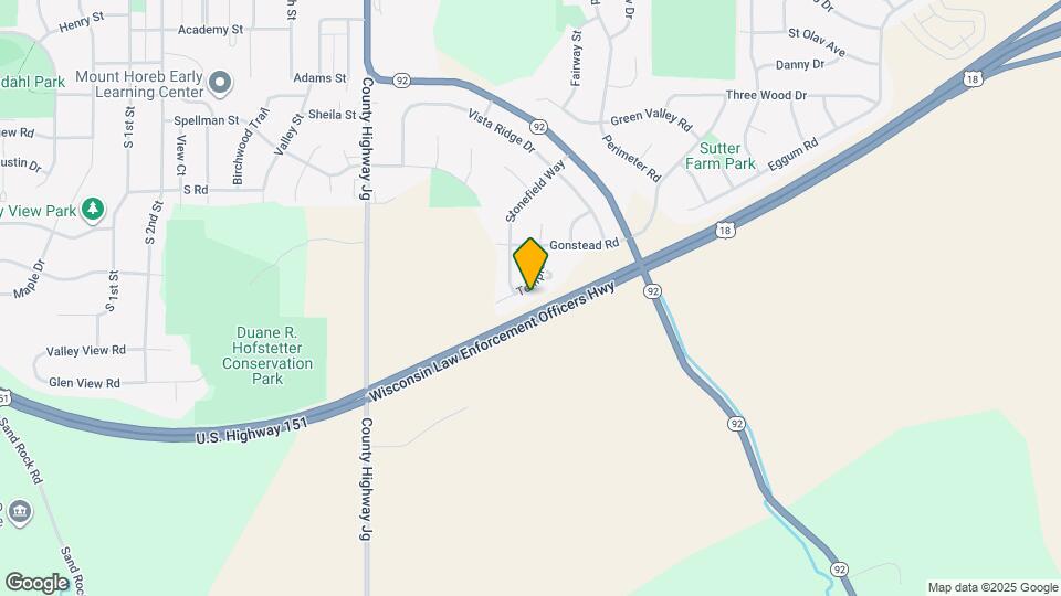 1205 Temple Dr Mapa y Detalles de la Ubicación