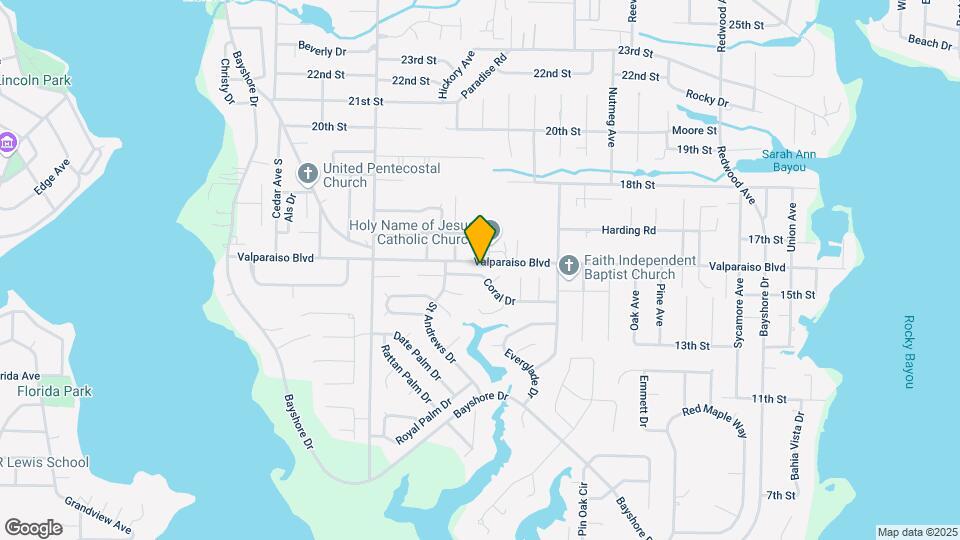 1111 Coral Dr Map and Location Details