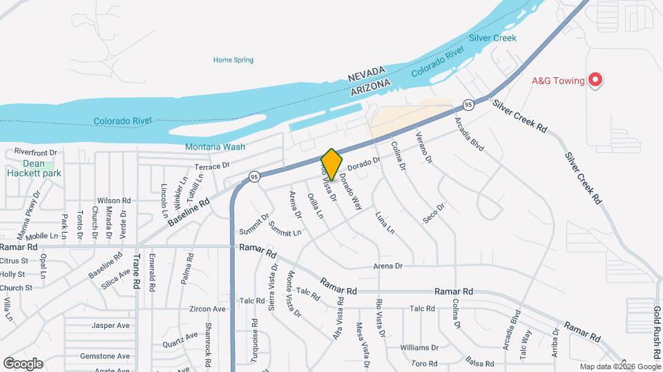 1436 Rio Vista Dr Map and Location Details