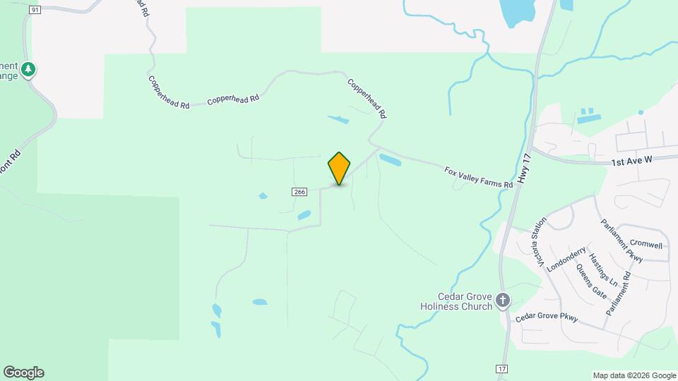 715 Fox Valley Farms Rd Map and Location Details