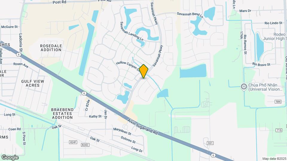5714 Montclair Hill Ln Map and Location Details