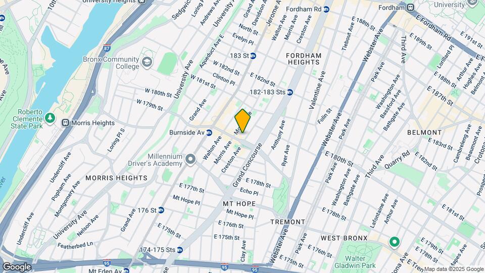 2055 Creston Ave Map and Location Details