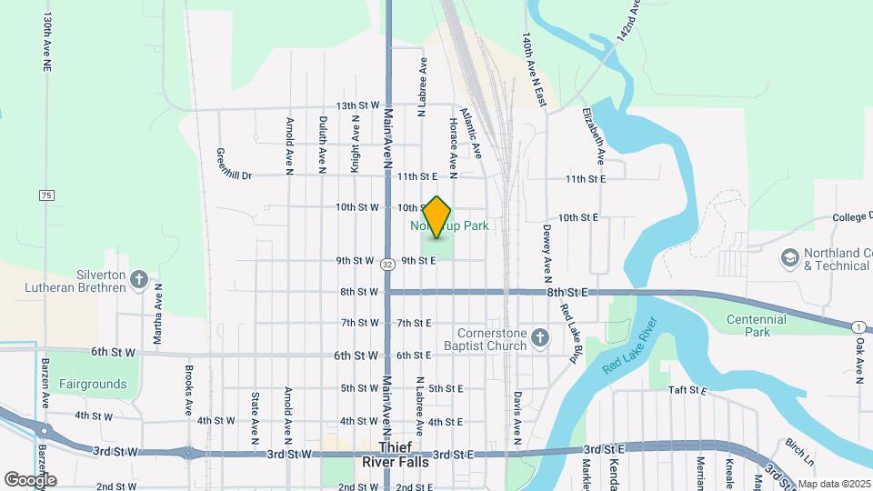 SummerField Thief River Falls 55+ Map and Location Details