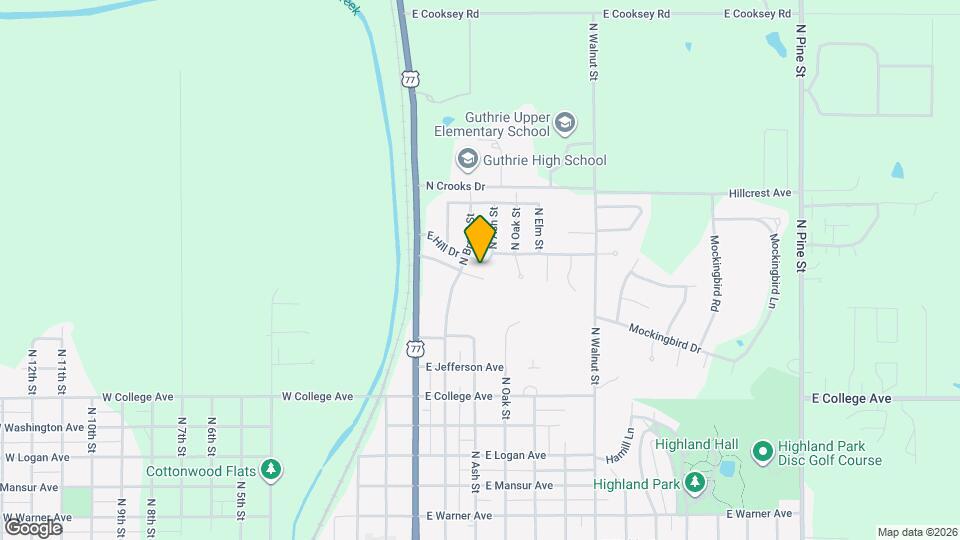 409 E Hill Dr Map and Location Details