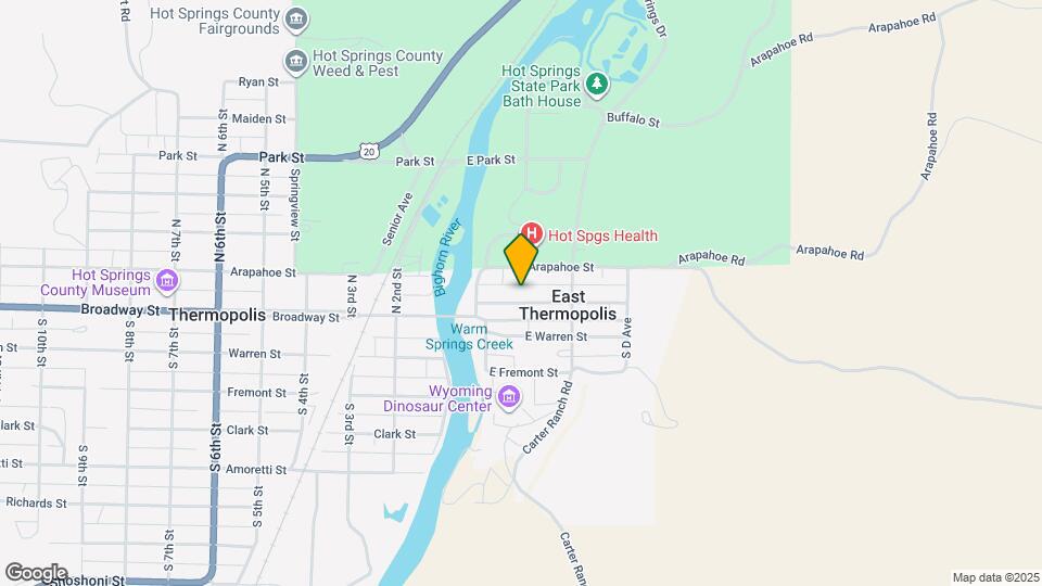 130 E Broadway St Map and Location Details